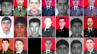 Düşmən təxribatı nəticəsində şəhid olan daha 21 hərbi qulluqçumuz - VİDEO - FOTOLAR