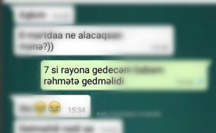 Azərbaycanda rekord qıran beş "Whatsapp" yazışması-FOTO