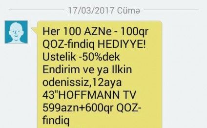 KontaktHOME  vətəndaşları belə ələ saldı “100 qram qoz hədiyyə...” -FOTO