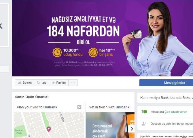 "Facebook" istifadəçiləri "Unibank"ı öz səhifəsində topa tutdular Şəhid ailəsininin məhkəməyə verilməsi kütləvi qəzəbə səbəb oldu-FOTO