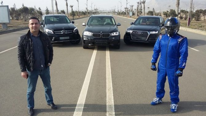 Bakıda avtotest zamanı Mercedes-dən biabırçı nəticə - VİDEO