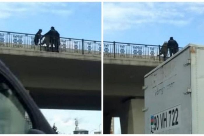 Bakıda polislər iki qadını intihardan xilas etdi VİDEO