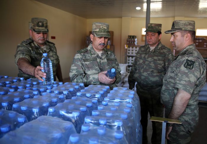 Zakir Həsənov cəbhə bölgəsində FOTO