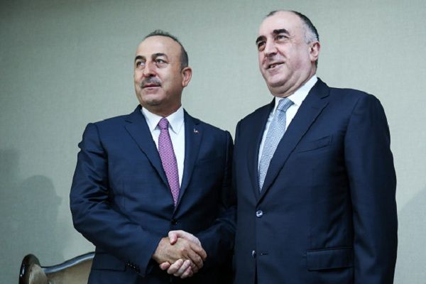 Elmar Məmmədyarov və Mövlud Çavuşoğlu görüşdü