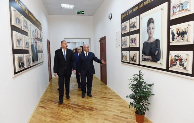Prezident 268 saylı xüsusi məktəbdə olub FOTO