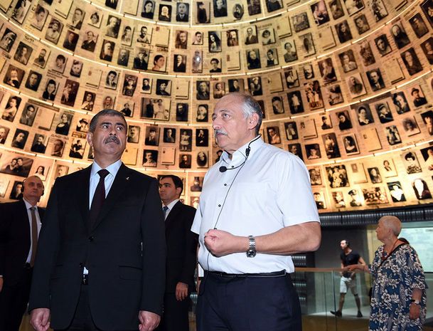 Zakir Həsənov “Yad Vaşem” memorial kompleksini ziyarət edib FOTO