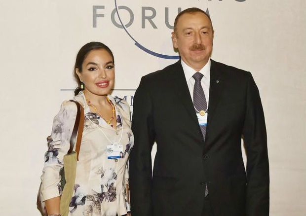 Leyla Əliyeva atasına şeir həsr etdi