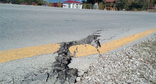 Ağsu aşırımında təhlükəli vəziyyət FOTO