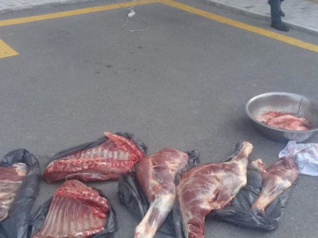 At ətini inək əti adıyla satan tutuldu