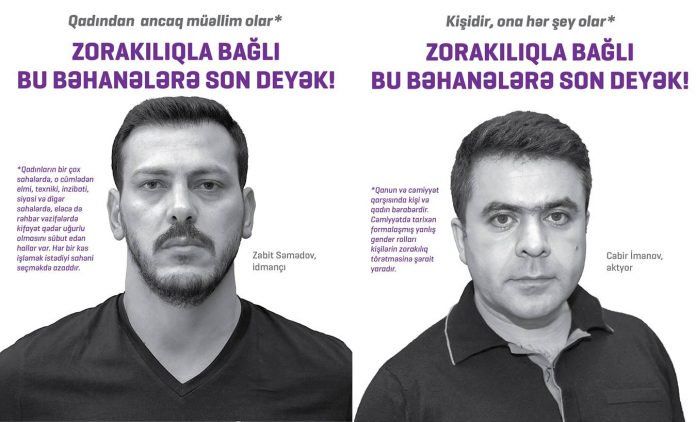 Məşhurlar kampaniyaya qoşuldu “Kişidir, ona hər şey olar” – FOTOLAR