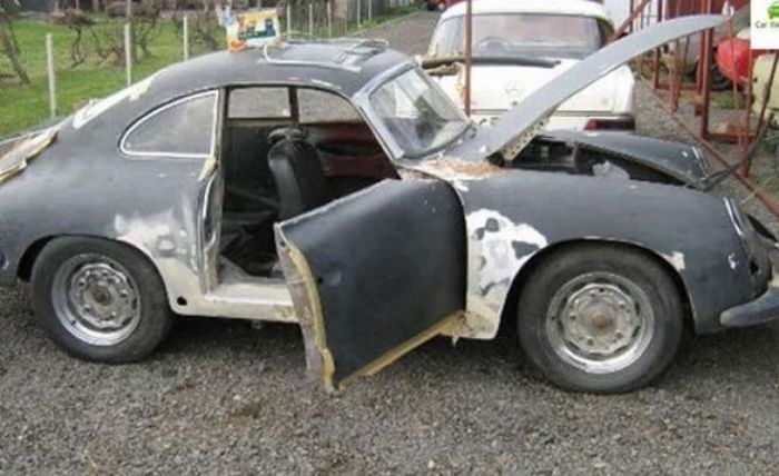 1955-ci ilin "Porsche"sini qarajdan çıxartdılar və... - İnanılmaz - FOTOLAR