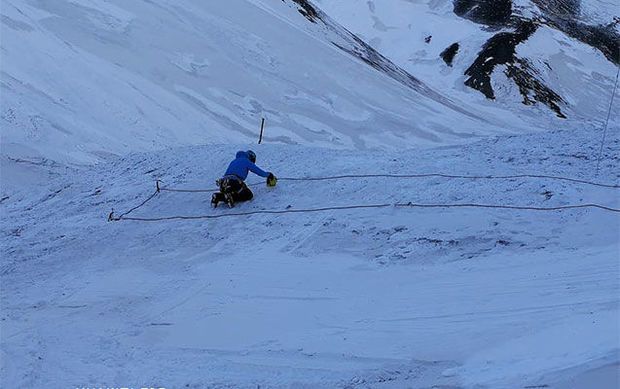 Alpinistlərin axtarışı xüsusi cihazlarla aparılır FOTO