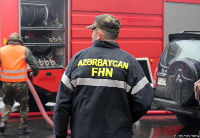 Qəbələdə istirahət mərkəzində yanğın olub