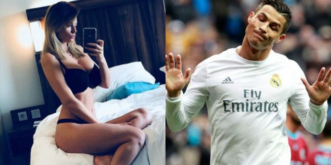 Seksual model Ronaldonun gecə saatlarında ona hansı sözləri yazdığını açıqladı - FOTOLAR