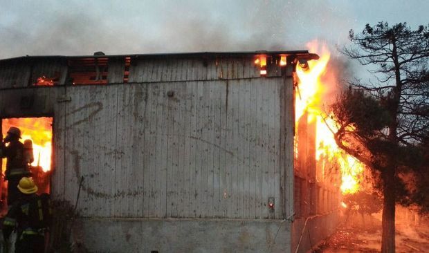 Bakıdakı dəhşətli yanğının görüntüləri yayıldı VİDEO
