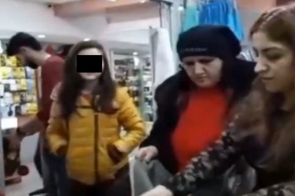 Bakıda ana və qızlarının oğurluğu lentə alındı VİDEO