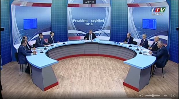Prezidentliyə namizədlərin ödənişsiz efir vaxtı bitdi