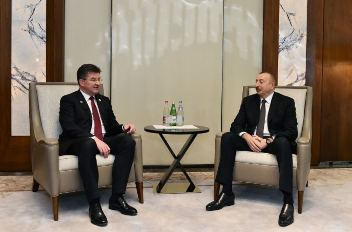 Prezident İlham Əliyev BMT Baş Assambleyasının sədri ilə görüşüb