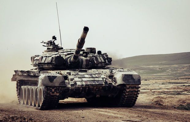 “Ən yaxşı tank heyəti” adı uğrunda yarışlar keçirilir FOTO + VİDEO