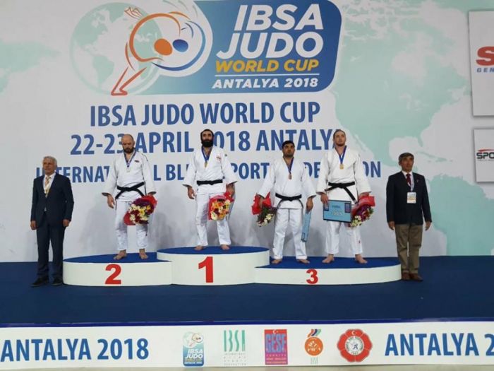 Paralimpiyaçı cüdoçularımız Antalyada altı medal qazanıblar - FOTOLAR