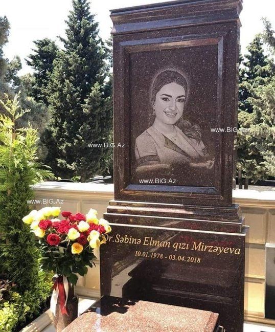 Beyninə qan sızaraq dünyasını dəyişən Səbinənin məzarının FOTOSU