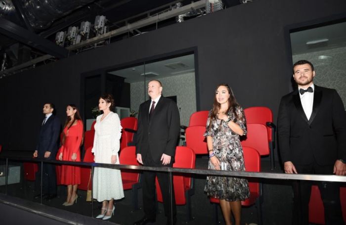 Prezident ailəsi ilə konsertdə