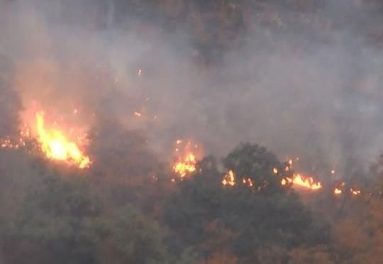 Bakıda güclü yanğın başladı