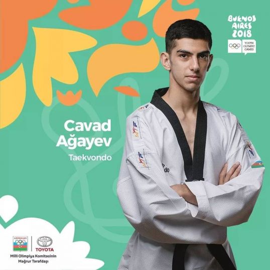 Azərbaycan taekvondoçusu Olimpiadada bürünc medal qazanıb - FOTOLAR