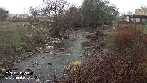 Ağdamın Çuxurməhlə kəndinin görüntüləri - VİDEO