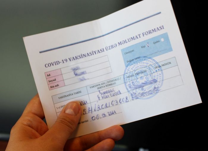 COVID-19 pasportunu almaqla bağlı ən çox verilən suala RƏSMİ CAVAB