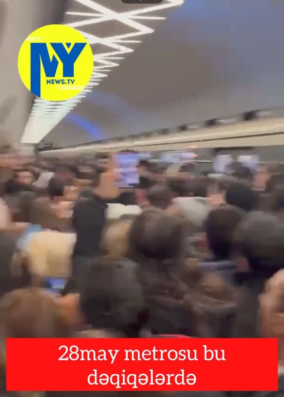 "28 May" stansiyasında qorxulu anlar - Fakt 