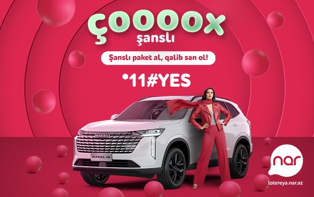 Cəmi 1 AZN-lə bu axşam “Nar”dan möhtəşəm avtomobilə sahib ol!