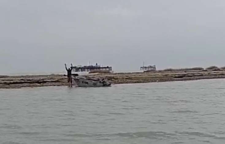 Dənizdə köməksiz qalan balıqçılar xilas edildi