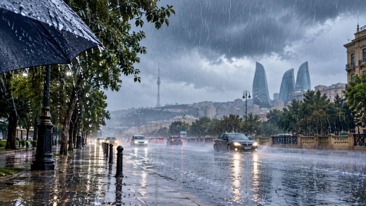 Bəzi yerlərdə leysan yağır